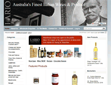 Tablet Screenshot of lario.com.au